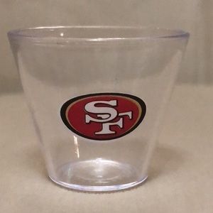 San Francisco 49ers 2012 NFL Heavy Plastic Shot Glass